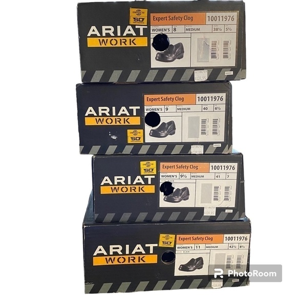 Ariat 10011976 Womens Expert Safety SD Composite Toe Clog Black - Picture 10 of 10